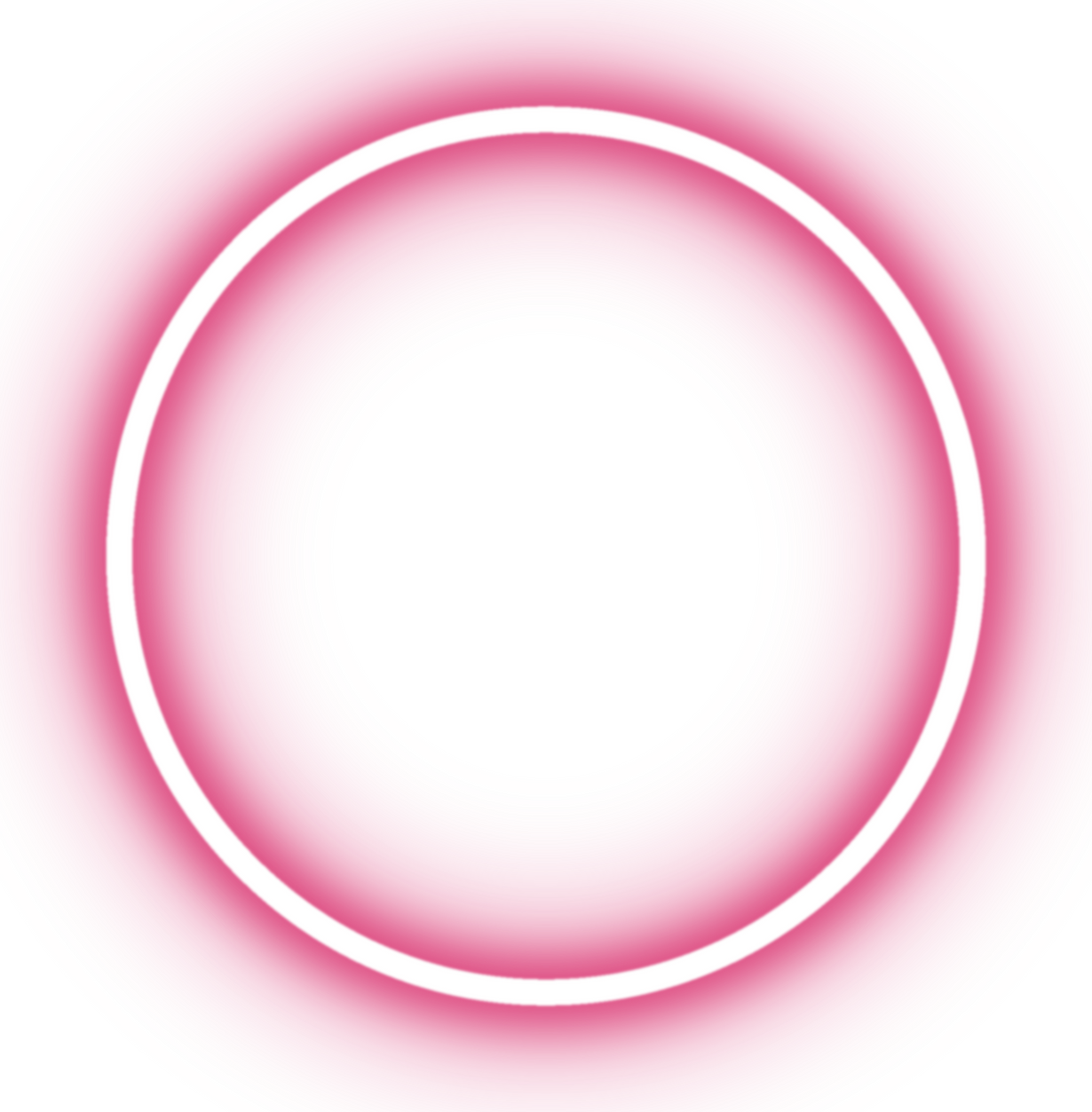 Pink Neon Circle Icon
